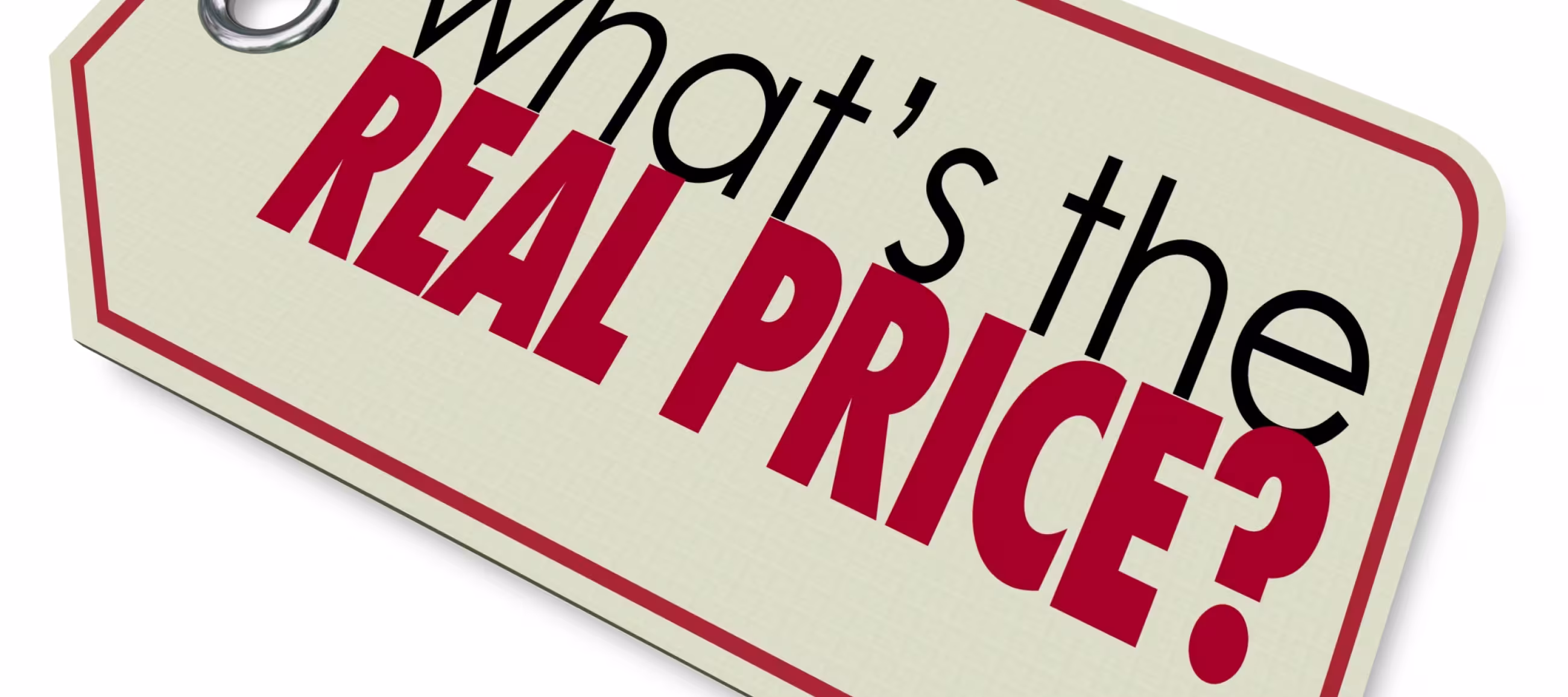 The real cost of finance