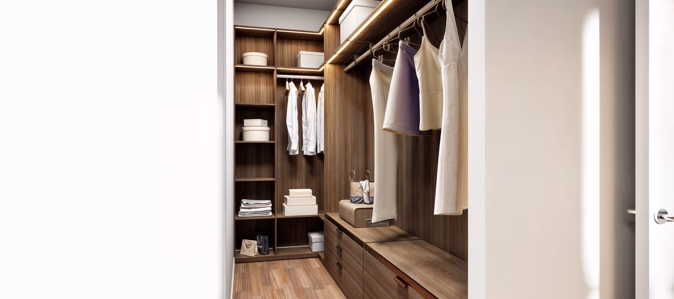 A closet at 1 Connie Way