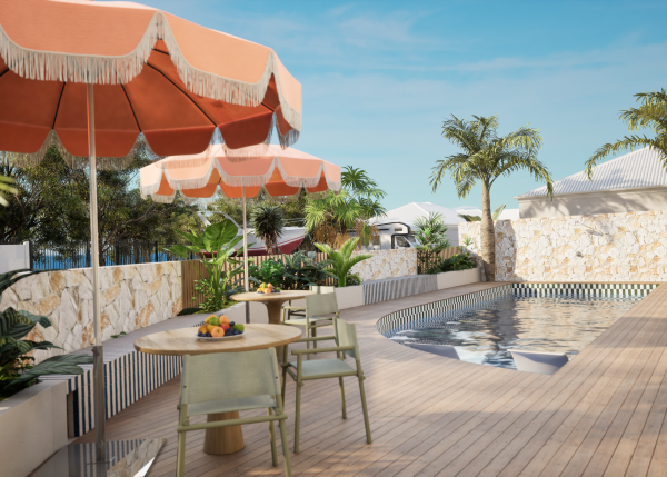 Render of the outdoor area at 1 Connie Way, Thornlands